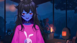 Hentai Vtuber Blue Femboy Vtuber Ramble Faps-8