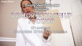 xxx clip 49 Doctors Follow Up Footjob Checkup – Bratty Foot Girls – Stefania Mafra, actress femdom on fetish porn -0