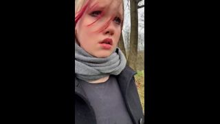 [K2S.CLUB] Lucia_Valeria - BBW Schätzchen schlendert und masturbiert draußen - FullHD 1080P-3