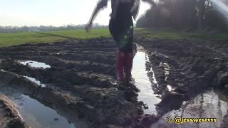 whores_are_us In The Mud In My Wellies - Boot Fetish-3