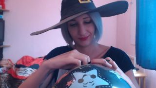 cuteblonde666 Blowing balloons for Halloween fun - Halloween-6