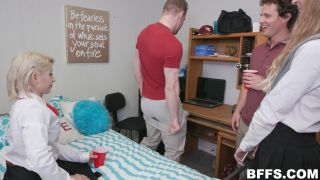 Lana Sharapova & Goldie Glock Steamy Dorm Room Encounter-1