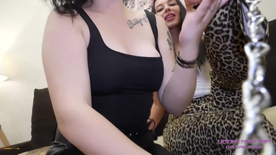adult xxx video 5 Servants For Girls: NELLY and RADA - Look at our beautiful feet and drool loser - foot domination - feet porn foot fetish dominatrix