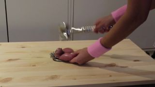 xxx video 19 The Mean Cowgirls - Plugged Chastity Cage Stom - cbt - fetish porn fetish sex-9