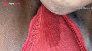My PANTY STINKS after 3 days - He Sniffed My DIRTY PUSSY and ASS and Came Jerking off-1