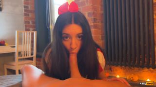 The Huntsman fucks the Evil Queen and then Snow White (Teen) Katty West-6