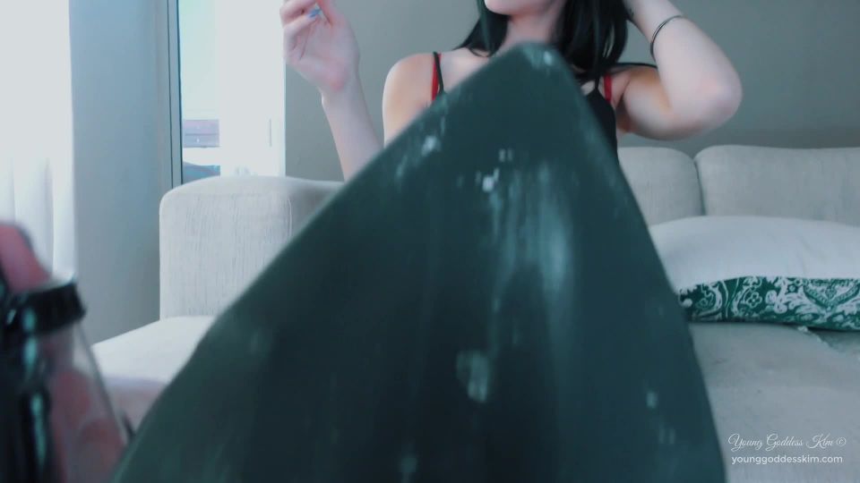 porn video 47 Young Goddess Kim - Foot slave Degraded - young goddess kim - pussy licking thigh fetish