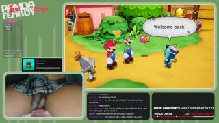 [GetFreeDays.com] PandaFemboy Plays Mario and Luigi Brothership Part 8 Porn Leak November 2022-4