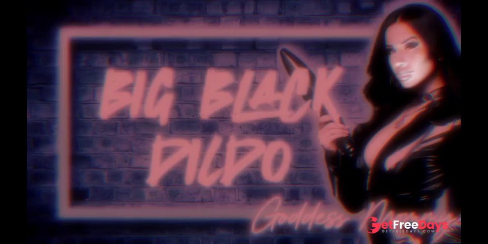 Big Black Dildo  Femdom Tease