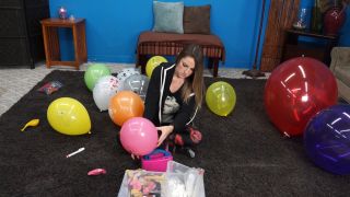 Custom Fetish - Madison Inflates Sit Pops Print Balloons - Fetish-1