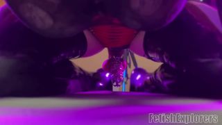 FetishExplorers69 - Locked in Chastity, Dressed in Latex, and Fisted Until He Cums From His As-5