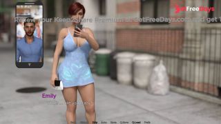 Just Married - S1 Ep1 - Emily showed her ass and panties publicly on her husbands video call-6