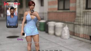 Just Married - S1 Ep1 - Emily showed her ass and panties publicly on her husbands video call-7