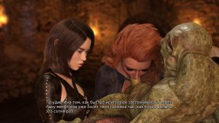Alenkah - two girls have to suck a goblin's fat cock in prison. female voice-9