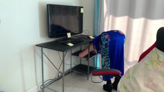 Erin Electra - Mom gets Stuck in a Desk and Son Fucks her-1