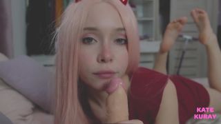 adult clip 9 Katekuray – 024 Cosplay zero two,  on teen -4