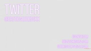 video 2 Goddess Christina – Better Than Sex CEI JOI – $29.99 on masturbation porn lyra law femdom-9