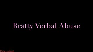 bratty domme  bratty verbal abuse  arrogant woman-7