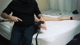free porn clip 45 Ingrid tied to the bed – Tickling, Stimulation and Bastinado (PART 02), lesbian medical bdsm on bdsm porn -8