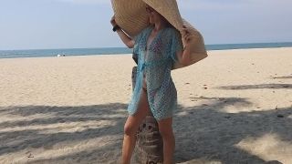 Dream4AngelBig hat Public Beach flashing-1