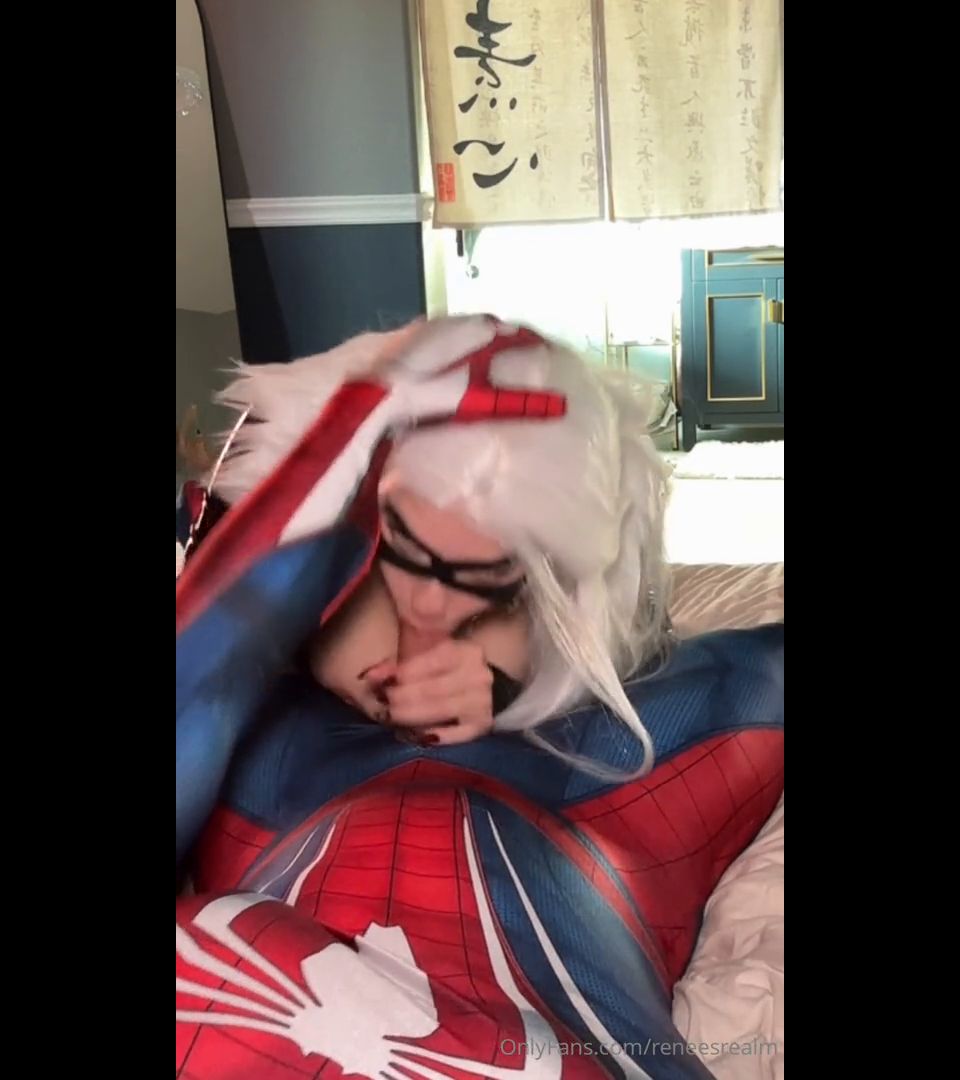 BrandyRenee19 Black Cat Sex With Spiderman 1 Onlyfans (Black porn)