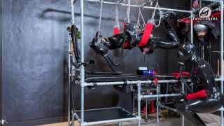  Fetish porn  Lucie Arztin - Full Latex Cover Hog Tie  Femdom-0