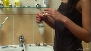 European Teen Anoushka Masturbates With A ToothBrush?! FullVideo-0