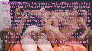 free video 46 Foot Job Virgin - Renee Jax PT 4 | handjob domination | femdom porn lyra law femdom-9