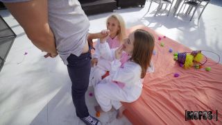 Alice Merches, Sadie Hartz - Huge Cock Fuck Two Teeny Girl Skeet-0