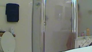 Chubby girl spied in a thorough shower BBW!-7