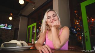 FTVGirls presents Aria in Adorable Dimples - Naughty Little Blonde 5 -  on public big nose fetish-7