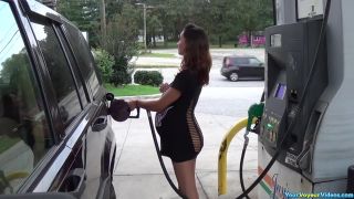 Pregnant wife gas station flashing pregnant -5