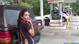 Pregnant wife gas station flashing pregnant -9