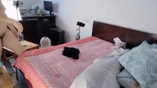 PinkyMadame - Amateur wife having fun trying on clothes and cutting them.-5
