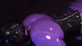 LatexLara - Laras facedildo slave Femdom!-3