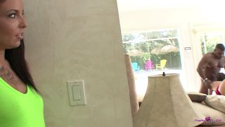 Bbc for  nette milf with small tits and her stepdaughter.-1