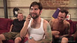 Lauren Phillips All Natural Redhead Lauren Phillips gets Double Anal from a (Group sex porn)-1