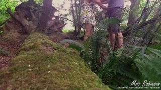 Mrs RobinsonCouple having Public Sex in the woods from Voyeur POV-6