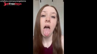 [GetFreeDays.com] Drool  Spit  Tongue Out Compilation Asking You To Cum In My Mouth Sex Clip May 2023-9