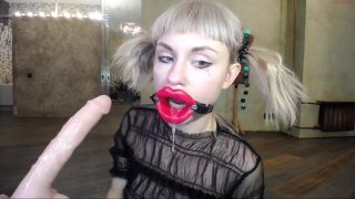 7674 RED LIPPSTICK MASK BDSM RED LIPPS-8