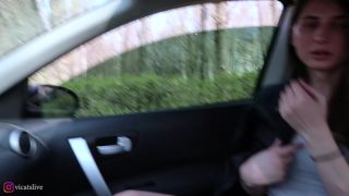 online clip 23 VicaTS - 18.04.14 Some masturbation in the car on webcam -0