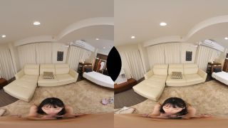 AJVR-228 【VR】興奮するとベロが出ちゃう発情期のメス犬系彼女とヨダレの架け橋たら～りベロキス三昧チ○ポ欲しさにハァハァ舌出しおねだり→常にベロ出しっぱなしでヨダレ垂らしてトロけるイキ顔ガン見対面SEX中出し＆舌上発射ごっくん 森日向子-9