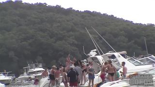 4Kthrowback Rainy Day Partycove Boat Lesbian Orgy Public!-5