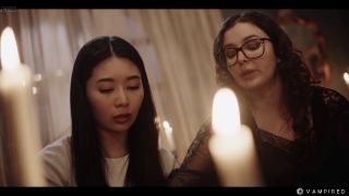Leana Lovings,Rikako Katayama - Japanese Asian Vampire Sex - Big Tits Babe Rikako Preyed by Nerdy Leana and Turned into Lesbian Demon-5