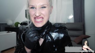 Diane Chrystall - Real Police Leather Gloves Cum Covered -  (FullHD 2024) New Porn-9