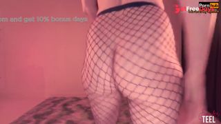 [GetFreeDays.com] Solo Female in Fishnets Winks Tight Virgin Butthole with a Cum Countdown Sex Leak July 2023-1