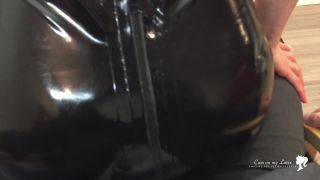 free video 14 Cum on My Latex – Latex Mistress – Perfect Ass in Latex Outfit Full Video Latex Mistress on pov gay medical fetish-1