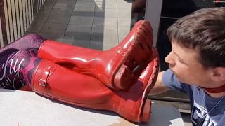 Lady Karame - Hunter säubern im Fast Food Restaurant 720P - Germany-8