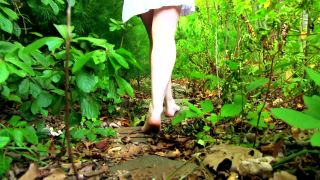 adult clip 18 kj fetish Barefoot in the Backyard, dirty feet on femdom porn-2