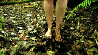 adult clip 18 kj fetish Barefoot in the Backyard, dirty feet on femdom porn-6